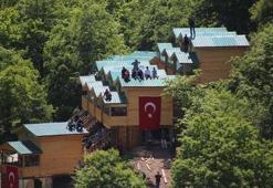 Yuvacık Barajı çevresindeki yıkımda gergin anlar