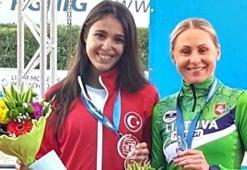 İlke Özyüksel, dünya rekoru kırarak bronz madalya kazandı