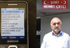 Şehit babasına borç ayıbı