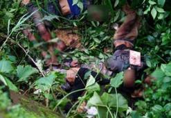 Teröristler, cesetleri üst üste atıp bıraktılar!