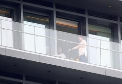 Deniz'in balkon keyfi!