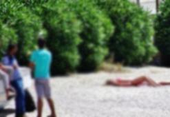 Plajda 70 yaşındaki Hollandalı kadın turiste cinsel taciz iddiası