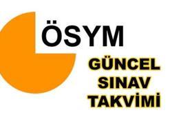 ÖSYM güncellenen sınav takvimini açıkladı! 2017 ÖSYM sınav takvimi