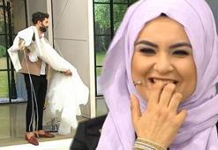 Hanife evleniyor mu? İşte gelinliği...