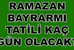 Ramazan Bayramı tatili kaç gün olacak? Bayram ne zaman başlıyor?