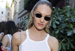 Candice Swanepoel beyazlar içinde 'melek' gibi!