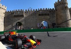 Azerbaycan'da kazanan Ricciardo