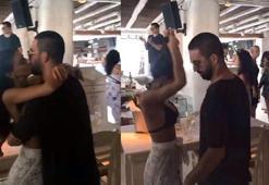 Arda Turan, sevgilisi ile Mikonos'ta tatilde
