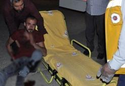 Kavgada boğazına saplanan bıçakla hastaneye kaldırıldı