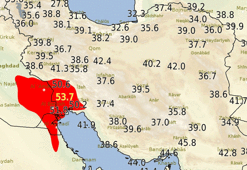 Komşu yanıyor! Derece 53!