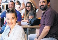 Eşini ziyaret etti