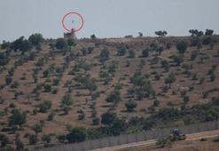 PYD'nin sınıra Suriye ve Rus bayrakları 2 aydır orada!