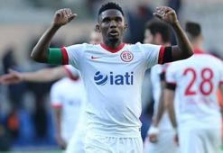 Eto'o kontrolden geçti!