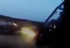 Atak helikopterinin saldırı anının görüntüleri yayınlandı