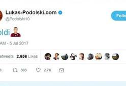 Podolski için özel emoji