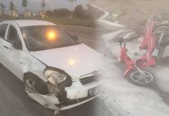 Otomobil ile motosiklet çarpıştı: 2 ölü