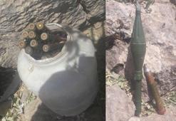 Yakalanan terörist gösterdi, PKK'nın cephaneliği bulundu!