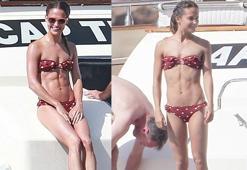 Kaslı güzel Alicia Vikander aşk tatilinde!