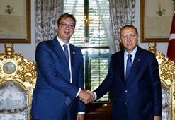 Erdoğan, Sırbistan Cumhurbaşkanı Vucic ile görüştü