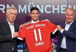 Bayern Münih, James Rodriguez'i basına tanıttı