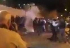 İsrail polisinden Mescid-i Aksa kapısındaki cemaate müdahale