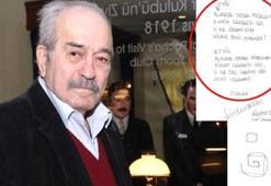 İşte Fikret Hakan'ın mezar taşı vasiyeti