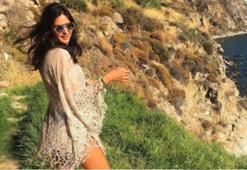 Ceylan Çapa'nın tatil keyfi