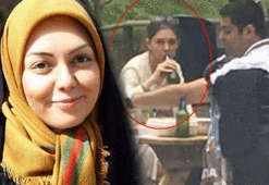 İçki içerken görülen İranlı spiker Azadeh Namdari...