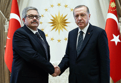 Erdoğan, Rusya'nın yeni Büyükelçisi Erkhov'u kabul etti