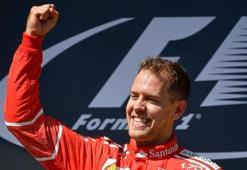 Macaristan'da kazanan Sebastian Vettel
