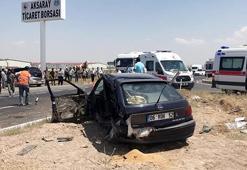 Aksaray'da kaza: 2 ölü, 4 yaralı
