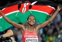 1500 metrede şampiyon Kipyegon!