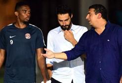 Antalyaspor'da Başkan Öztürk, Eto'o ile görüştü