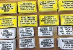 Hatalı sürücüye utandıran sticker