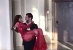 Murat Yıldırım, eşini kucaklayıp...