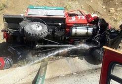 Elazığ’da arazöz devrildi: 1 ölü