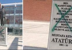Eskişehir'deki Atatürk heykeline saldırıya tutuklama