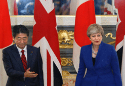 İngiltere Başbakanı Japonya'da
