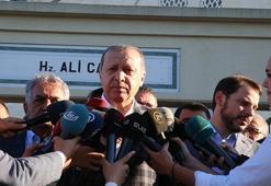 Cumhurbaşkanı Bayram namazı sonrası konuştu