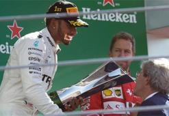 Hamilton zirveye çıktı