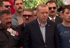 Cumhurbaşkanı Erdoğan Hakkari Şehidinin cenaze töreninde