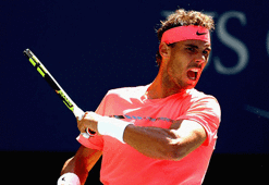 Nadal çeyrek finale yükseldi