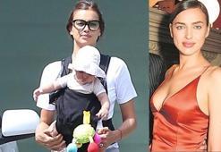 Makyajsız Irina Shayk bebeğiyle yakalandı!