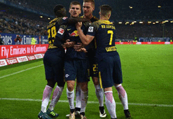 Leipzig, Hamburg'u 2 golle geçti