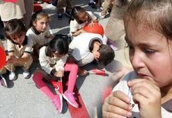 Bolu'da öğrencileri bunaltan tören