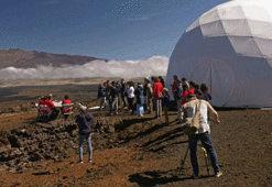 'Mars'ta sekiz ay yaşadılar!