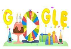 Google doğum günü çarkıfeleğini Doodle yaptı!