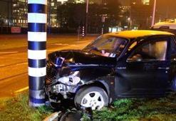Yıldız oyuncu trafik kazası geçirdi