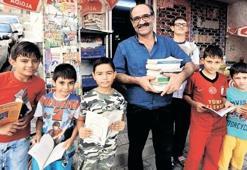 Bu bakkalda alışveriş kitapla yapılıyor