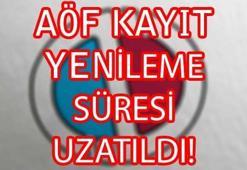 AÖF kayıt yenileme tarihi uzatıldı! AÖF kayıt yenileme nasıl yapılıyor